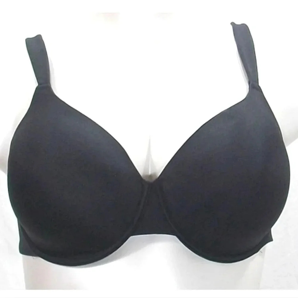 Avenue‎ Body Smooth Satin Contour Molded Cup Underwire Bra 40DD Black Excellent
